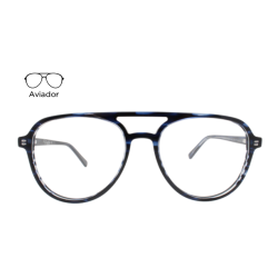 Lente Oftálmico Dignity Eyewear XH22053 Azul carey