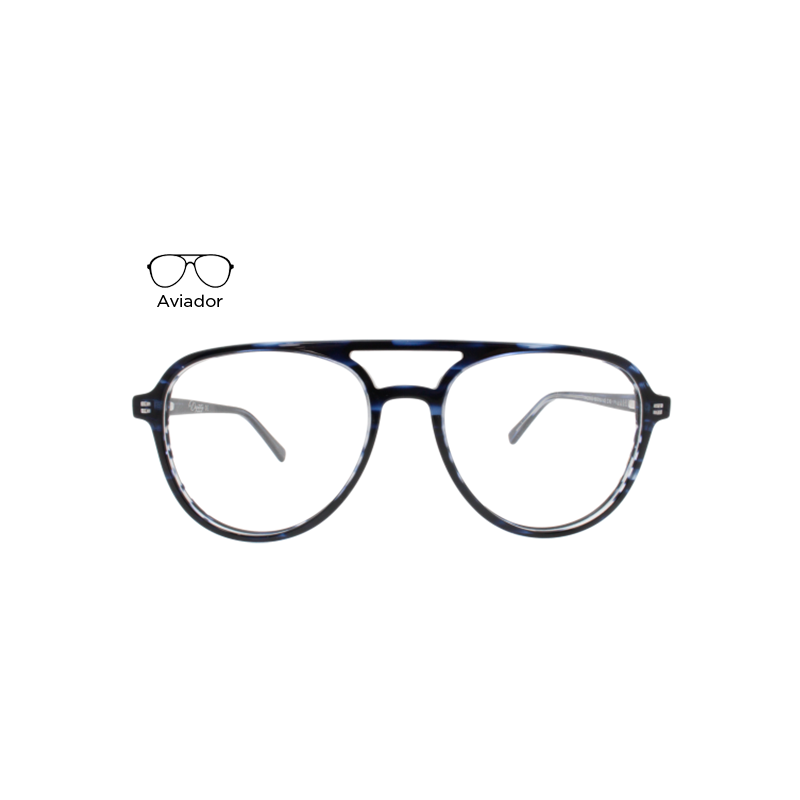 Lente Oftálmico Dignity Eyewear XH22053 Azul carey