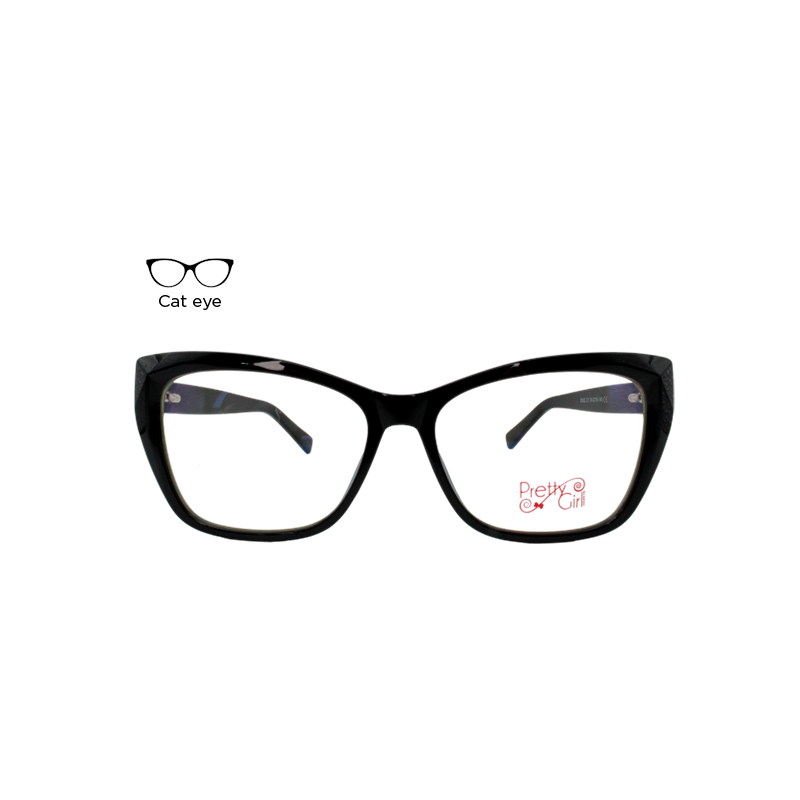Lente Oftálmico Pretty Girl Eyewear 2002C1 Negro