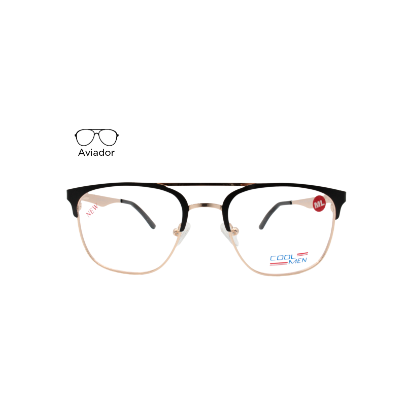 Lente Oftálmico Cool Men CM212004 Dorado