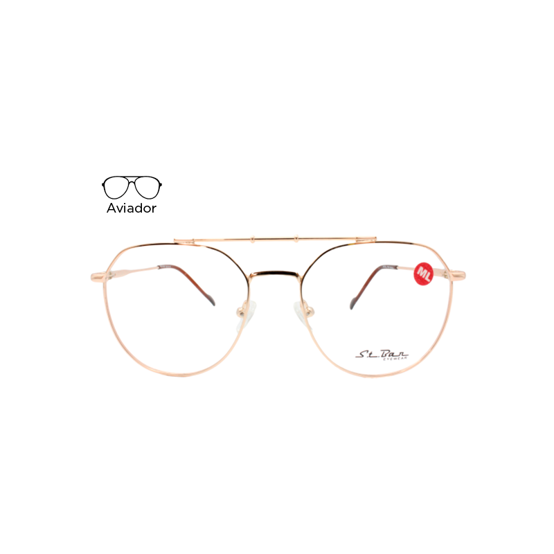 Lente Oftálmico St Bar Eyewear STB10327 Dorado