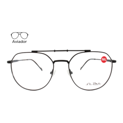 Lente Oftálmico St Bar Eyewear STB103272 Negro