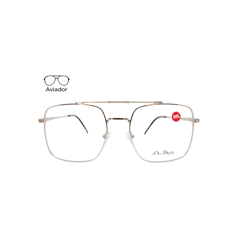 Lente Oftálmico St Bar Eyewear STB103282 Plata