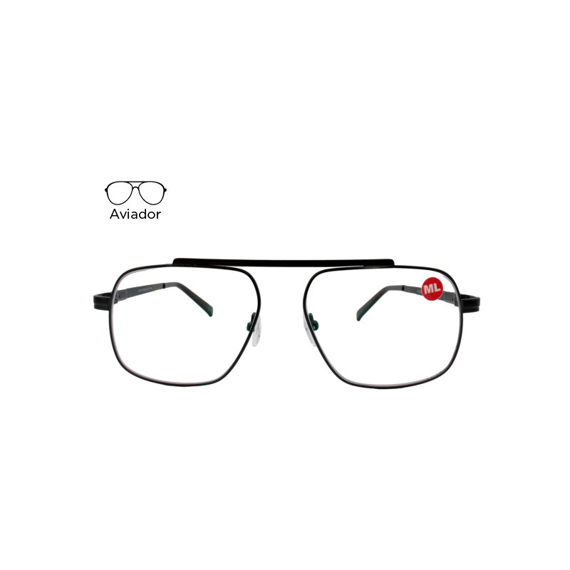 Lente Oftálmico Cooa COAMT004C1 Negro mate