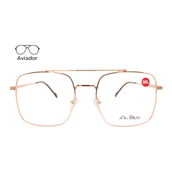 Lente Oftálmico St Bar Eyewear STB10328 Dorado
