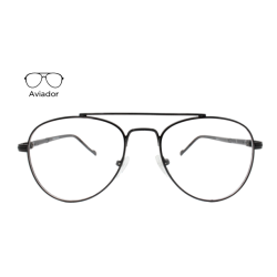 Lente Oftálmico Visual Eyewear VS195016 Negro