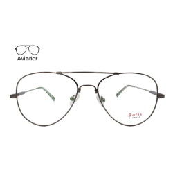 Lente Oftálmico Boris Eyewear BOR1281 Plata