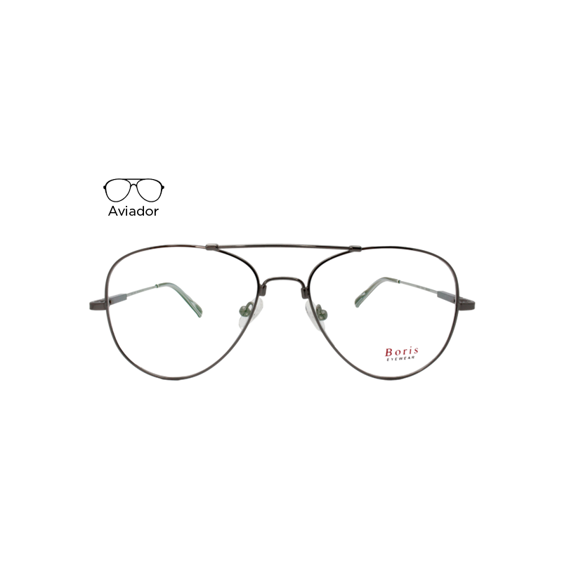 Lente Oftálmico Boris Eyewear BOR1281 Plata