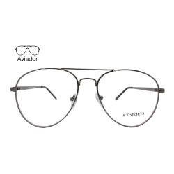Lente Oftálmico St Sports STS06116 Plata
