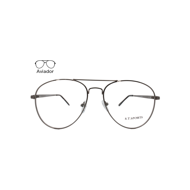 Lente Oftálmico St Sports STS06116 Plata