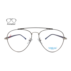 Lente Oftálmico Visual Eyewear VS19008C2 Negro
