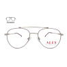 Lente Oftálmico Alex Eyewear ALEXF345 Morado con plata
