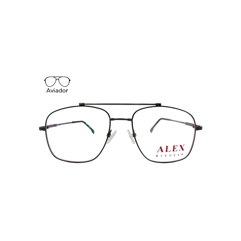 Lente Oftálmico Alex Eyewear ALEXF349 Negro