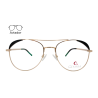 Lente Oftálmico Gemma GEMCJ005 Dorado con negro