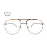 Lente Oftálmico Lawrence YC049 Dorado