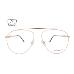 Lente Oftálmico Rosse Lo 0647S Dorado