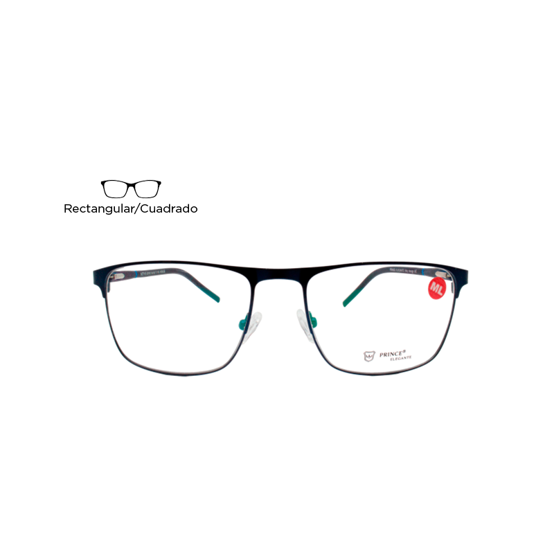 Lente Oftálmico Prince Elegante ACTIVE201M Azul mate