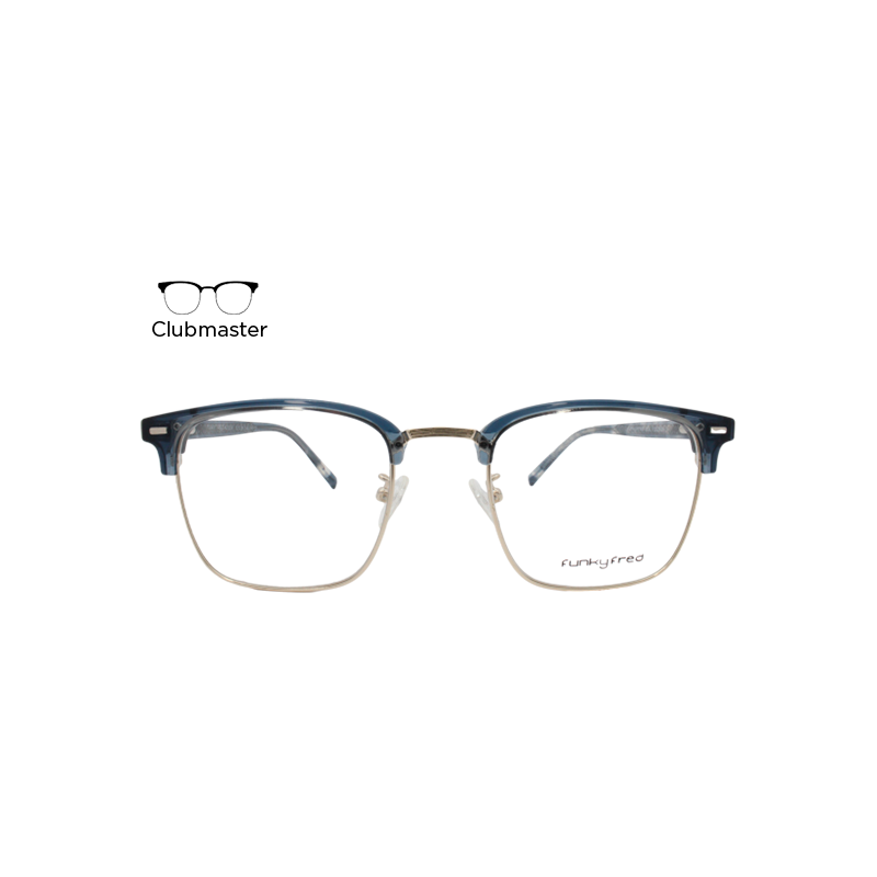 Lente Oftálmico Funky Fred Eyewear A2225F Azul con plata