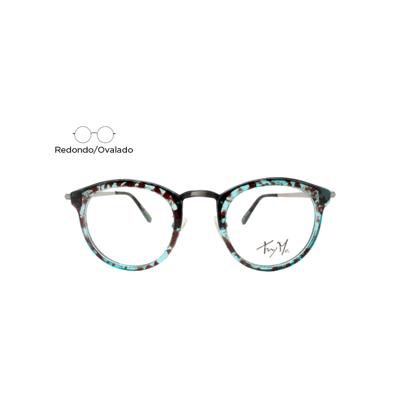 Lente Oftálmico Try Me TR90COL008 Azul carey