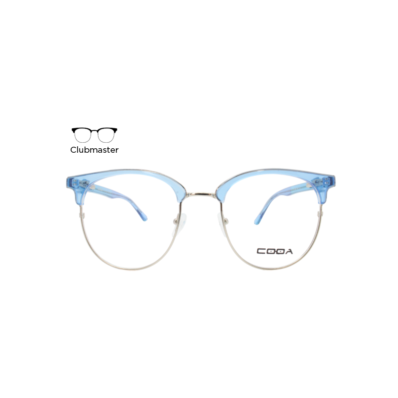 Lente Oftálmico Cooa COACEJ6007 Azul con plata