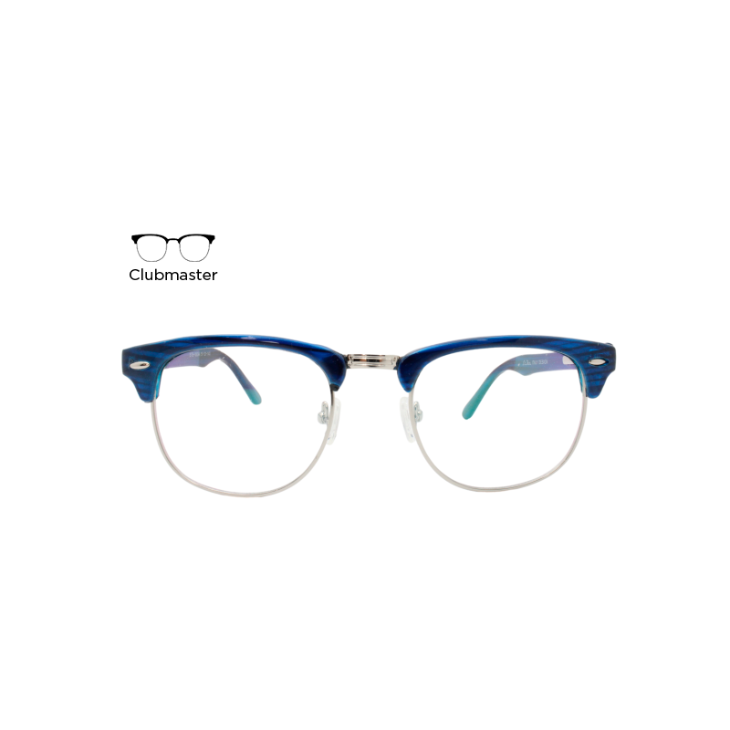 Lente Oftálmico St Bar Eyewear STB08344 Azul con plata