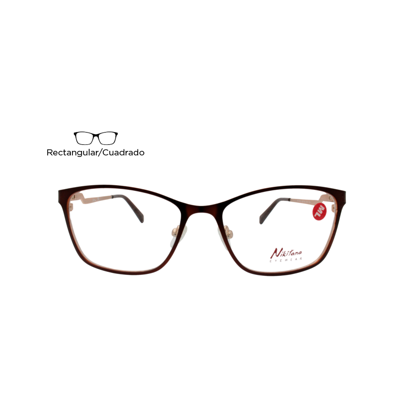 Lente Oftálmico Nikitana Eyewear NK9938C4 Café