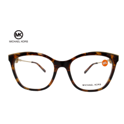 Lente Oftálmico marca Michael Kors MK4076U Carey con dorado