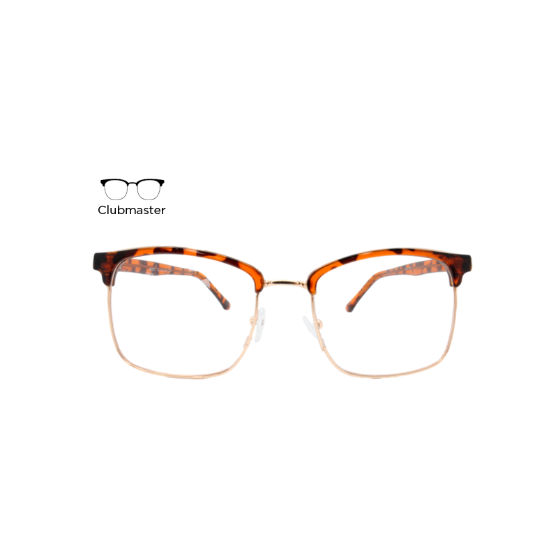 Lente Oftálmico Wharton W9071 Carey con dorado