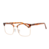Lente Oftálmico Wharton W9071 Carey con dorado