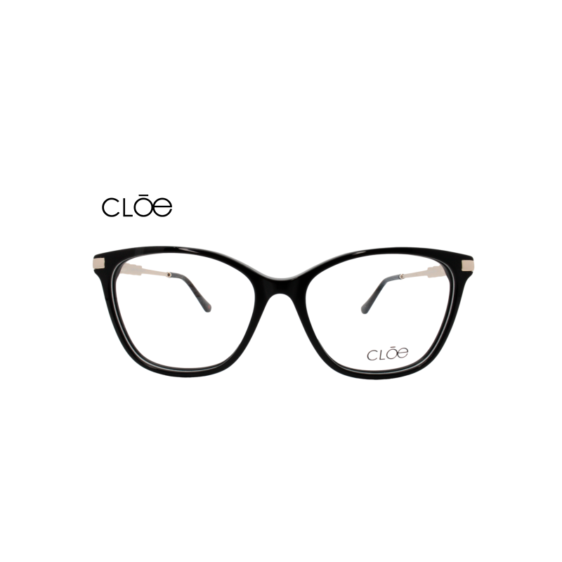 Lente Oftálmico marca Cloe VLE304080BLK Negro con dorado