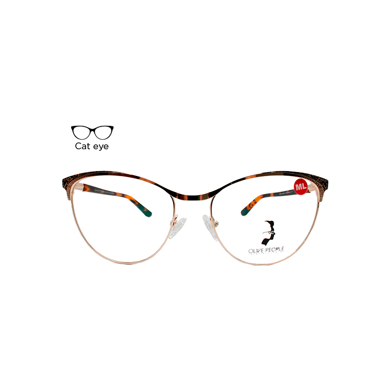 Lente Oftálmico Olive People 004BLKGOLD Dorado