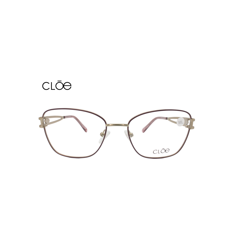 Lente Oftálmico marca Cloe VLE321900PUR Purpura con dorado