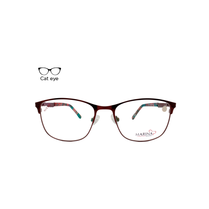 Lente Oftálmico Marina Eyewear M2155C6 Tinto