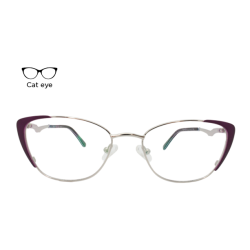 Lente Oftálmico Miss Moe 1001D Morado con plata