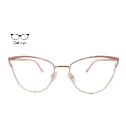 Lente Oftálmico Hashtag HS5159 Dorado con rosa