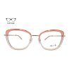 Lente Oftálmico Miss Moe A9015TR Dorado con rosa