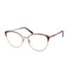 Lente Oftálmico Nikitana Eyewear NK9849FC3 Dorado con rojo