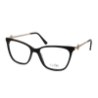 Lente Oftálmico marca Cloe VLE304100BLK Negro con dorado