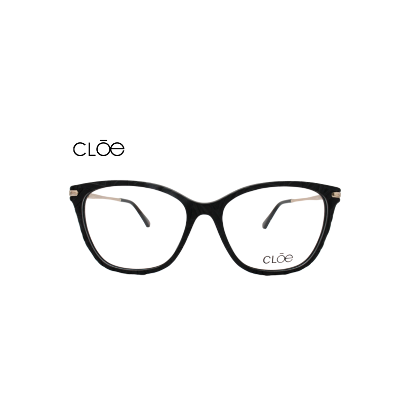 Lente Oftálmico marca Cloe VLE208870BLK Negro con dorado
