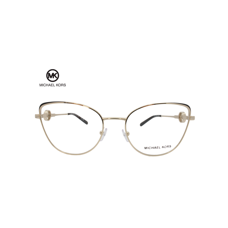 Lente Oftálmico marca Michael Kors MK3058B Dorado con negro