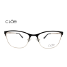 Lente Oftálmico marca Cloe VLE303980BLK Negro con plata