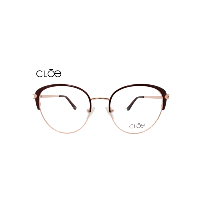 Lente Oftálmico marca Cloe VLE311440RED Rojo con dorado