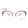 Lente Oftálmico marca Cloe VLE311440RED Rojo con dorado
