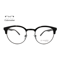Lente Oftálmico C - Mark CMJ229P4107 Negro con plata