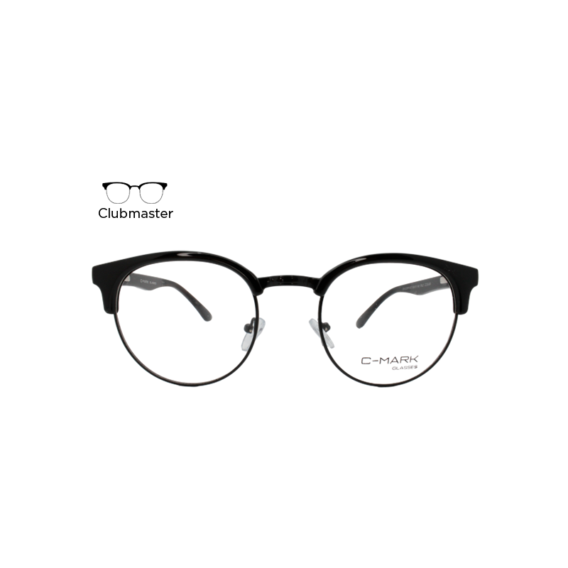 Lente Oftálmico C - Mark CMJ229P4107 Negro con plata
