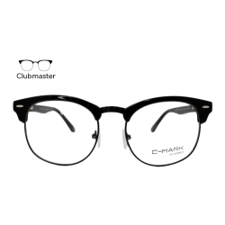 Lente Oftálmico C - Mark CMJ229P4108 Negro con plata