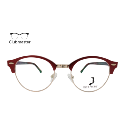 Lente Oftálmico Olive People 010BURGLD Rojo con dorado