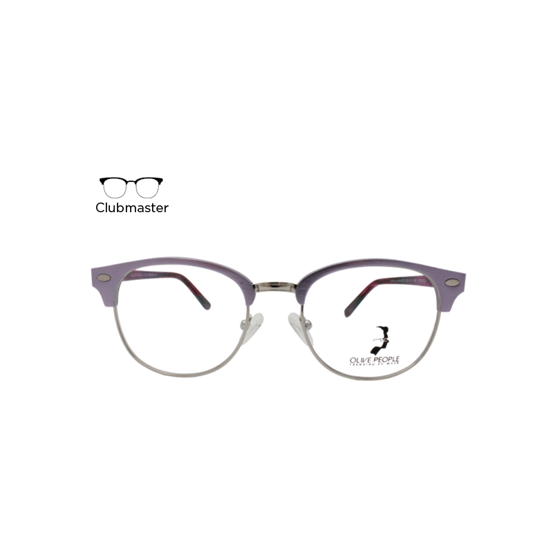 Lente Oftálmico Olive People 012LPLURSLV Morado con plata