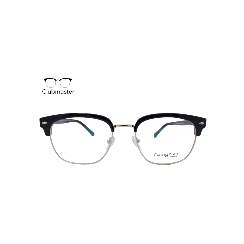 Lente Oftálmico Funky Fred Eyewear A2213F Azul con plata