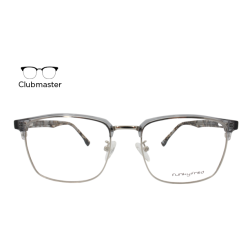Lente Oftálmico Funky Fred Eyewear A2221F Gris con plata